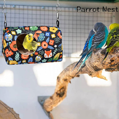 DecorBites™ Cozy Hanging Hammock for Small Pets