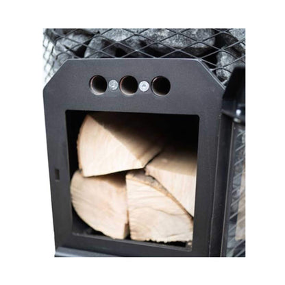 Cozy Heat O Floor Mount Wood-Burning Sauna Stove With Sauna Stones [COZY O-TW] (SAK19475)
