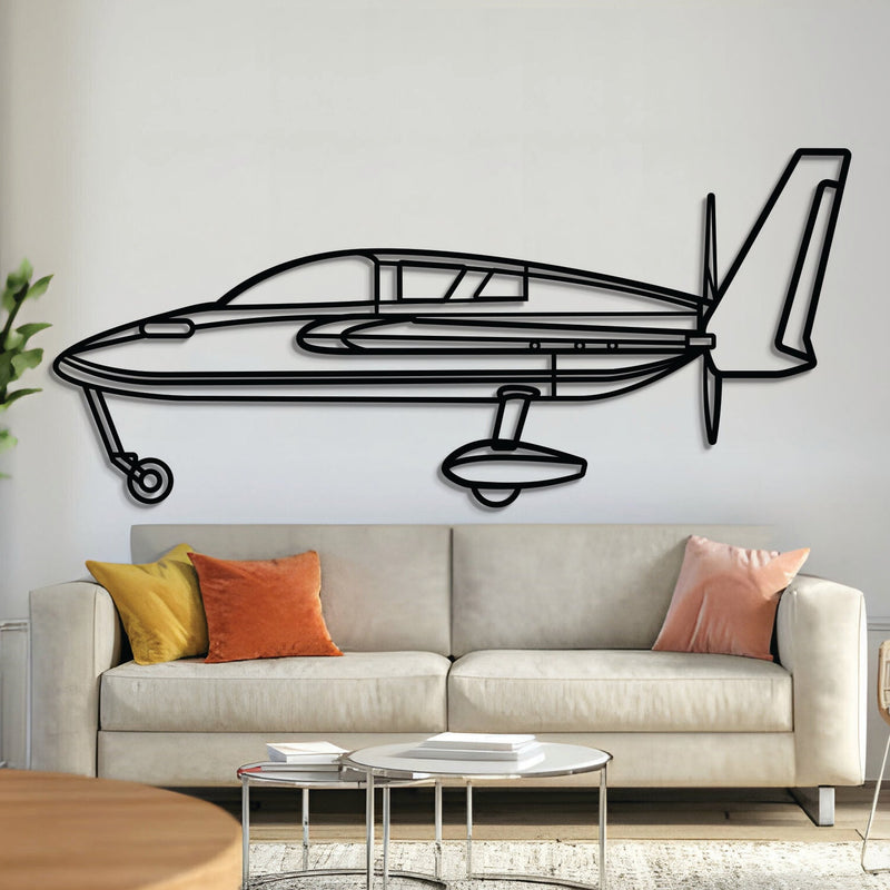 Cozy Mark IV Metal Aircraft Wall Art - NCP0542, front view
