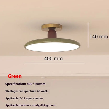 Cream Ceiling Light for Bedroom with Full Spectrum Lighting