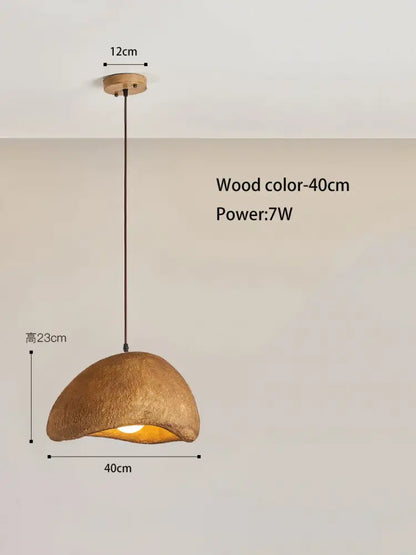 Cream style cloud pendant lamp – dining room textured hanging light