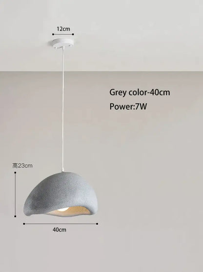 Cream style cloud pendant lamp – dining room textured hanging light