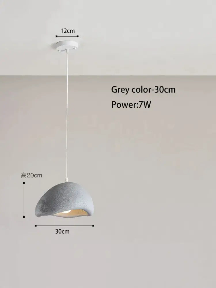 Cream style cloud pendant lamp – dining room textured hanging light