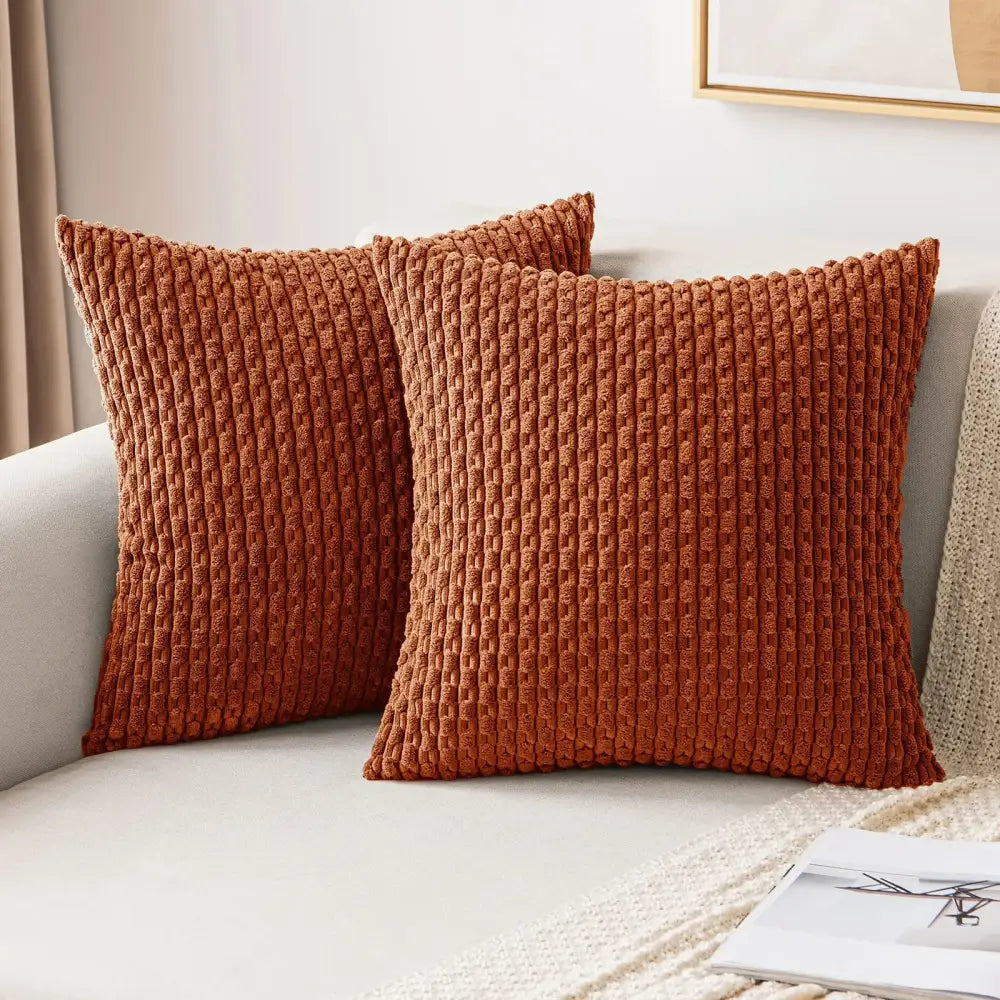 Cream textured knit decorative pillow cover living room throw pillow