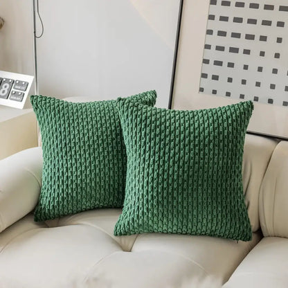 Cream textured knit decorative pillow cover living room throw pillow
