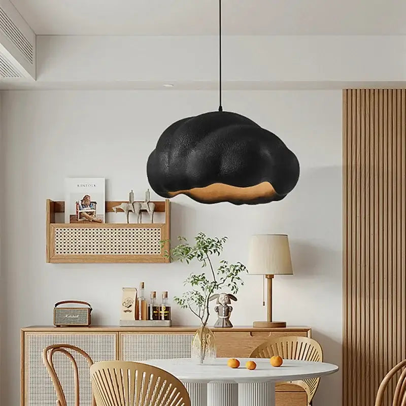 Cream wabi sabi cloud pendant chandelier dining room light