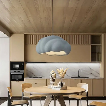 Cream wabi sabi cloud pendant chandelier dining room light