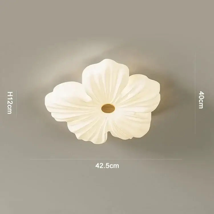 Cream wind flower eye protection ceiling light living room
