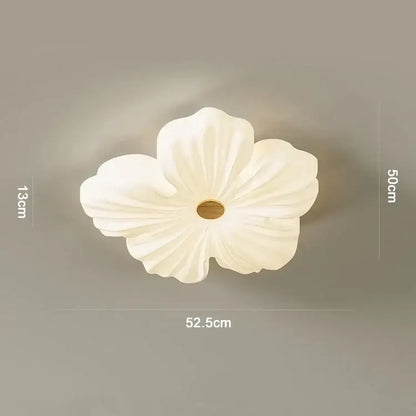 Cream wind flower eye protection ceiling light living room