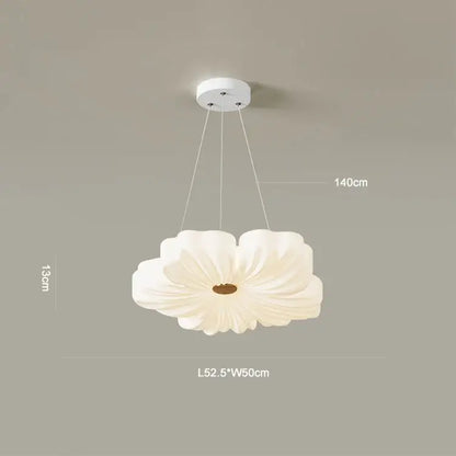 Cream wind flower eye protection ceiling light living room