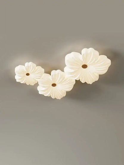 Cream wind flower eye protection ceiling light living room