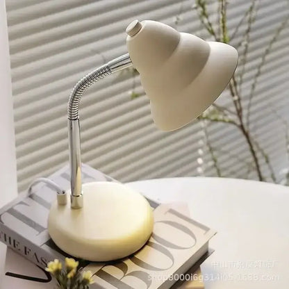 Creamy style desk lamp – bedroom flexible reading light