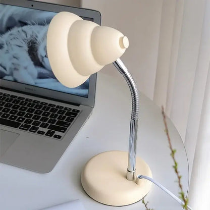 Creamy style desk lamp – bedroom flexible reading light