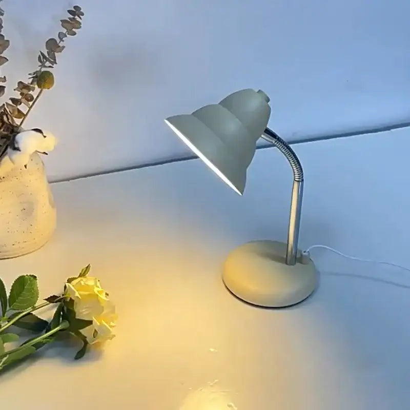 Creamy style desk lamp – bedroom flexible reading light