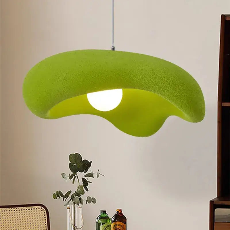 Creamy style pendant light off white cloud lamp for dining room