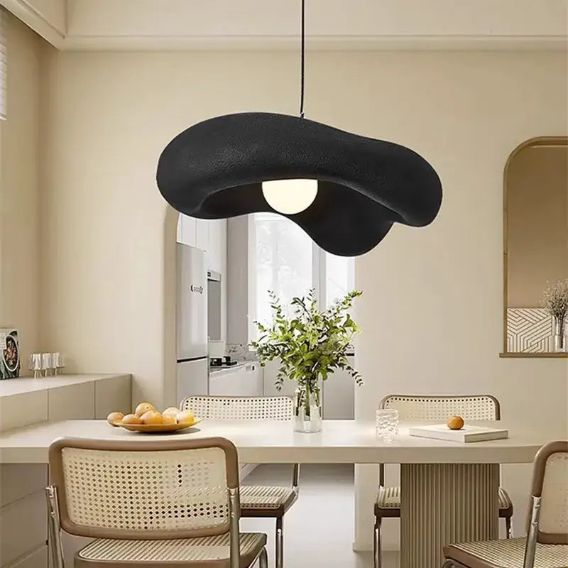 Creamy style resin cloud pendant light dining room & kitchen island