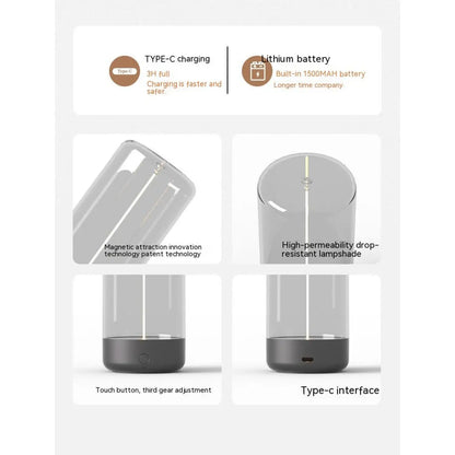 Creative Atmosphere Tent Light with LED, Rechargeable, Durable Feature