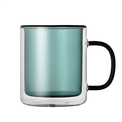 Creative blue & green whiskey wine glass tumbler set dining room mugs