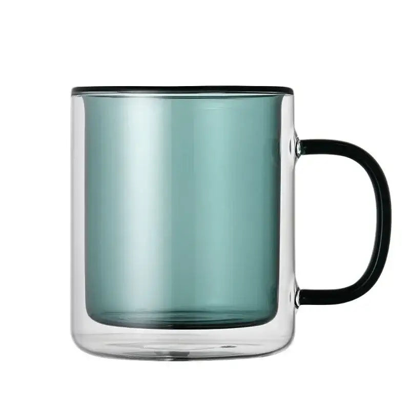 Creative blue & green whiskey wine glass tumbler set dining room mugs