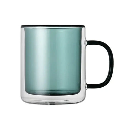 Creative blue & green whiskey wine glass tumbler set dining room mugs