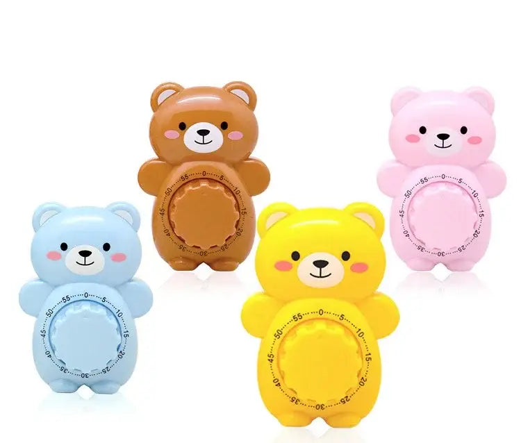 Creative orange bear mechanical kitchen timer – kitchen baking tool