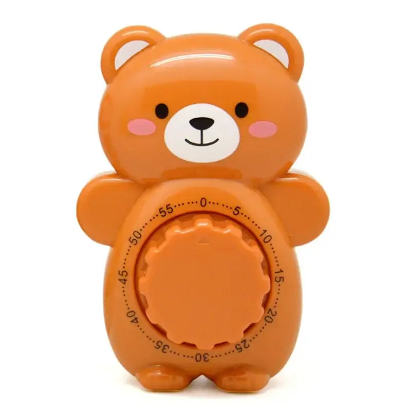 Creative orange bear mechanical kitchen timer – kitchen baking tool