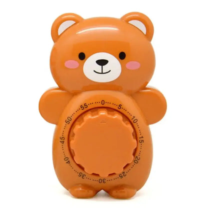 Creative orange bear mechanical kitchen timer – kitchen baking tool