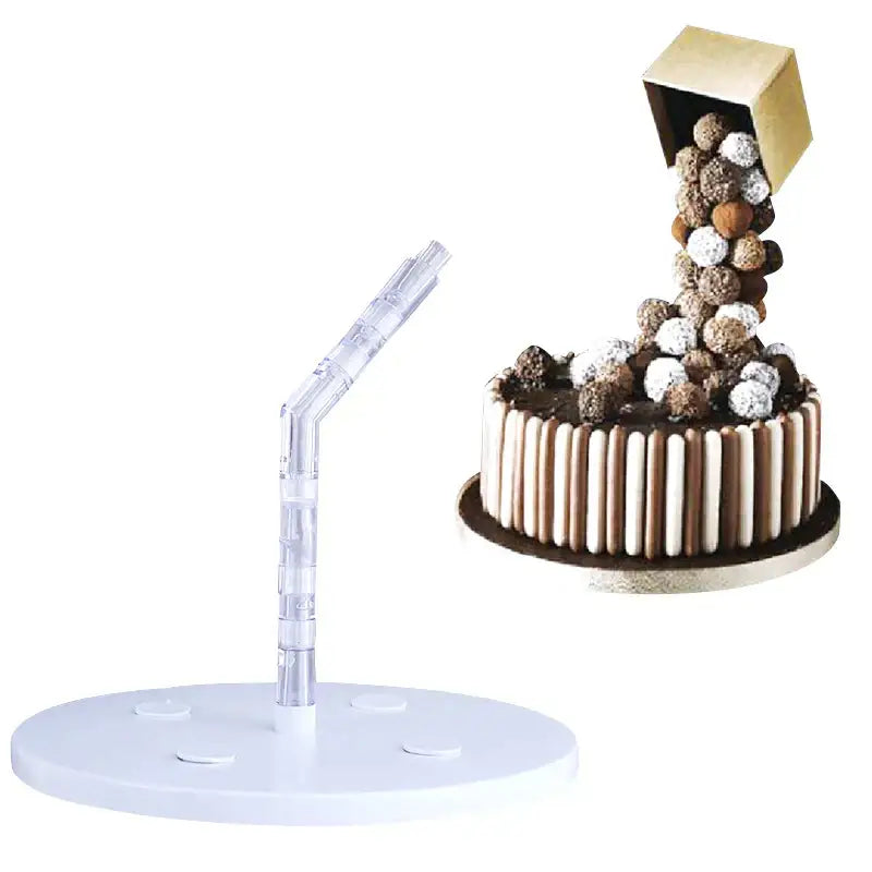 Creative red & white cake stand support kitchen baking tool