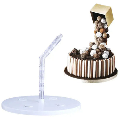 Creative red & white cake stand support kitchen baking tool