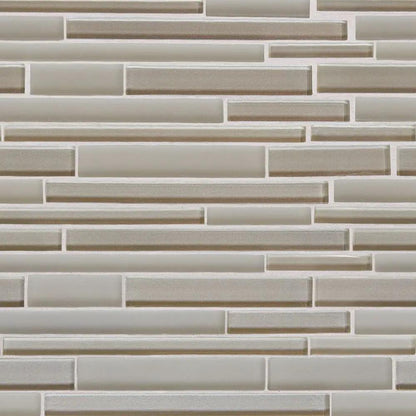 Crepuscolo Gloss/matte Interlocking Slides Glass Mosaics 12x12