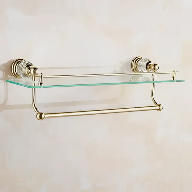 Crystal brass bathroom accessories set gold bathroom hardware
