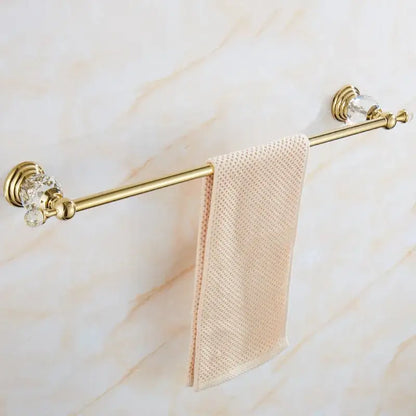 Crystal brass bathroom accessories set gold bathroom hardware