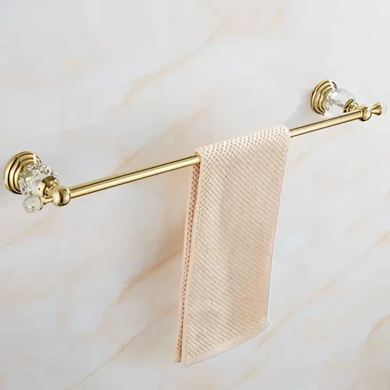 Crystal brass bathroom accessories set gold bathroom hardware