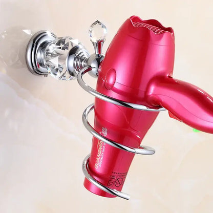 Crystal brass gold toilet paper holder bathroom accessory
