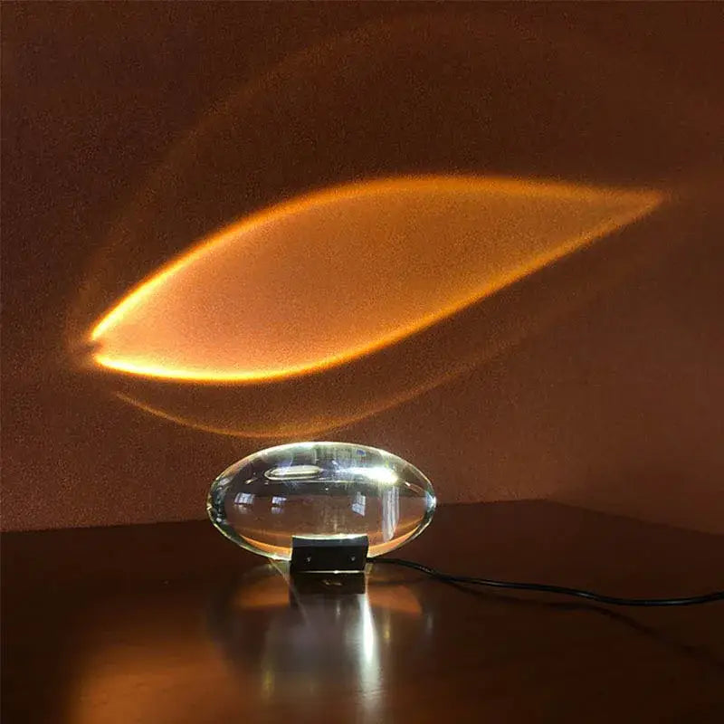 Crystal eye sky led table lamp for bedroom rainbow projector