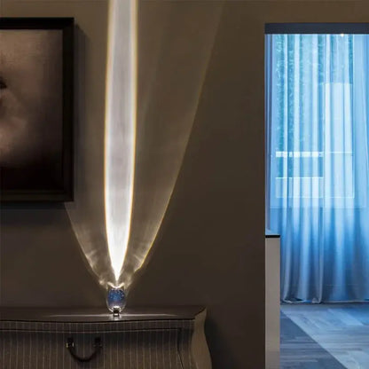 Crystal eye sky led table lamp for bedroom rainbow projector