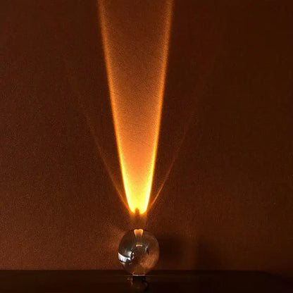 Crystal eye sky led table lamp for bedroom rainbow projector