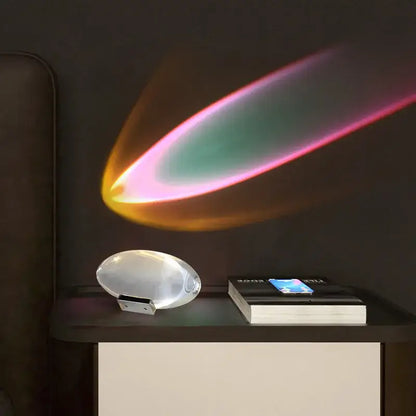 Crystal eye sky led table lamp for bedroom rainbow projector