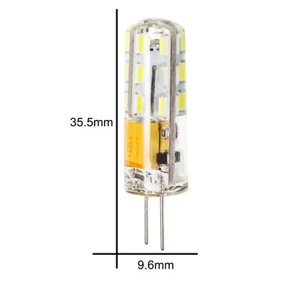 Crystal g4 led spotlight bulb pack for living room clear glass 20 count