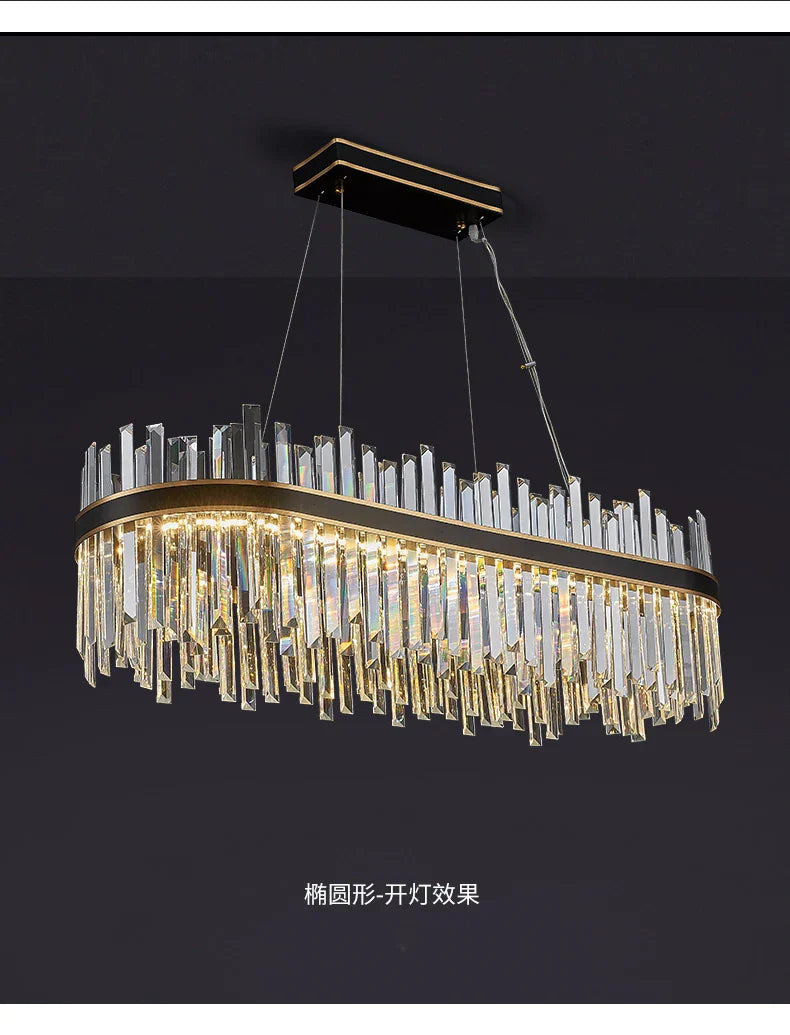 DecorBites™ Crystal Pendant Chandelier for Home Decor