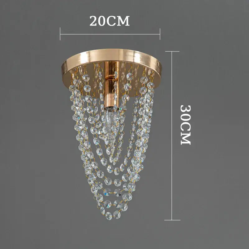 Crystal sun flower gold & silver ceiling light bedroom chandelier