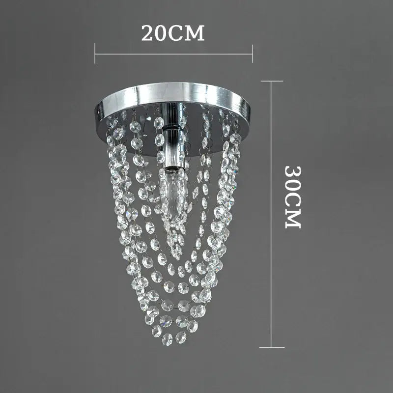 Crystal sun flower gold & silver ceiling light bedroom chandelier