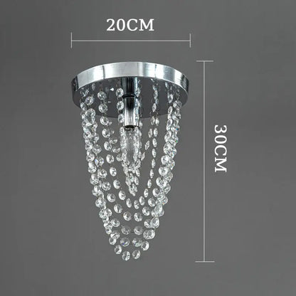 Crystal sun flower gold & silver ceiling light bedroom chandelier