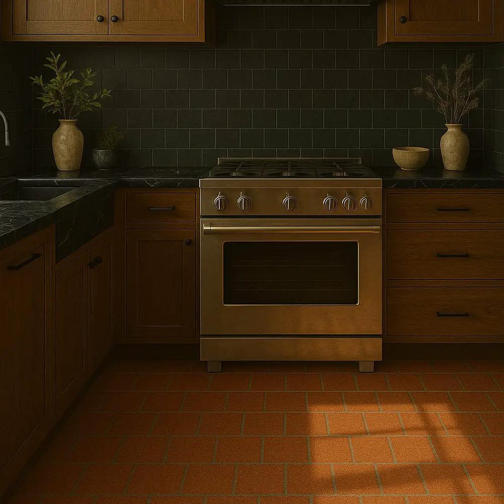 Cuadrado Natural Square Terracotta Tiles 6x6