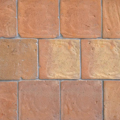 Cuadrado Natural Square Terracotta Tiles 6x6