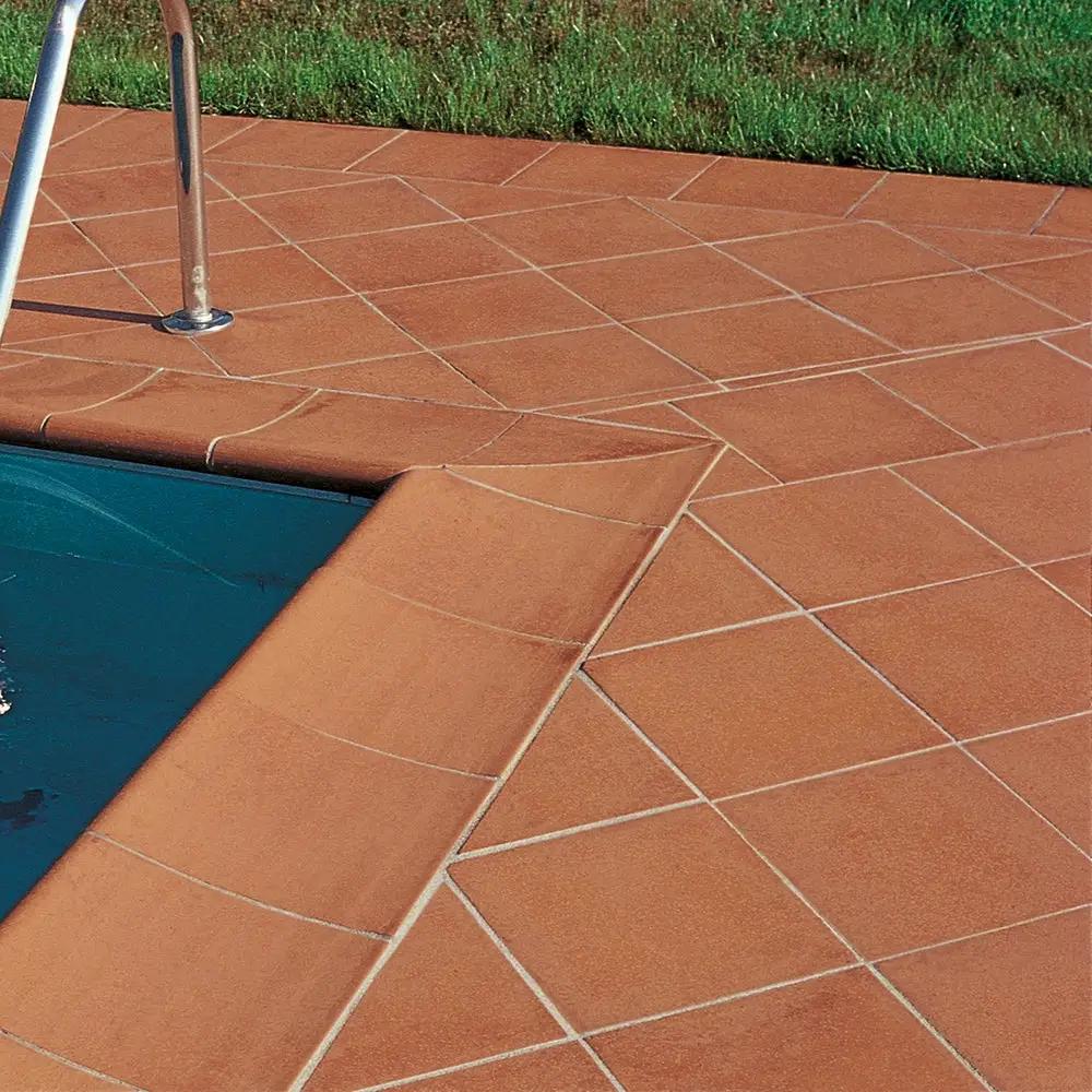 Cuadrado Satin Square Terracotta Tiles 10x10