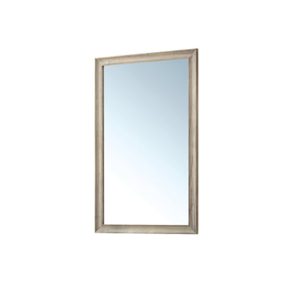 James Martin Glenbrooke 26" Mirror, Whitewashed Oak