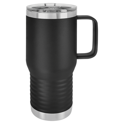 Insulated Travel Mug with Handle | 20 oz | Customizable | RCK Creations & More