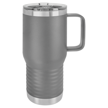 Insulated Travel Mug with Handle | 20 oz | Customizable | RCK Creations & More