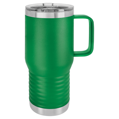 Insulated Travel Mug with Handle | 20 oz | Customizable | RCK Creations & More